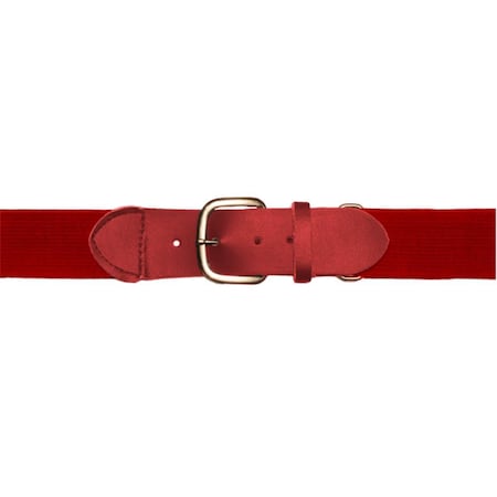 Champion Sports Adult Baseball & Softball Uniform Belt, Scarlet UBRD
